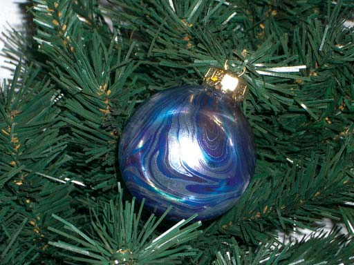 detailed image about product hand marbled christmas balls CBL-002