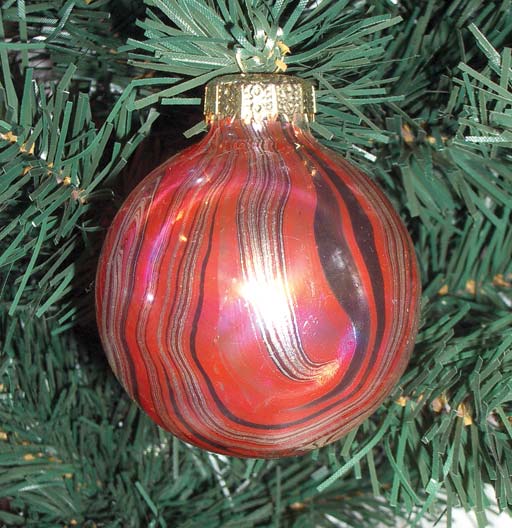 detailed image about product hand marbled christmas balls CBL-005