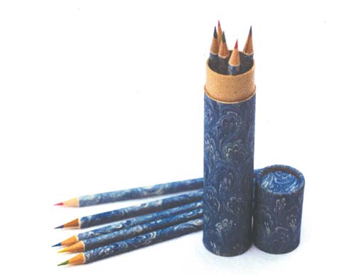 detailed image about product hand marbled colored pencils MTC-003