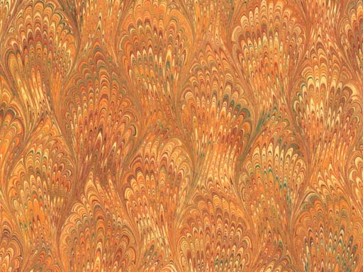 detailed image about product marbled paper Peacock PVF-603