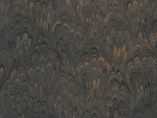 detailed image about product marbled paper Peacock PVM-070