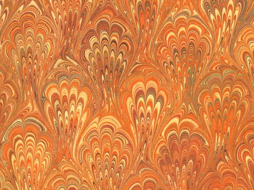 detailed image about product marbled paper Peacock PVM-603